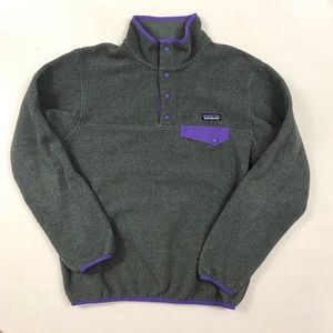 Patagonia 1/4 button up fleece synchilla